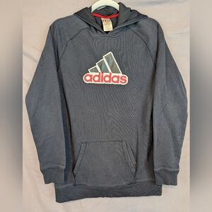 Adidas Hoodie XL Probably Kids Size Very Faded